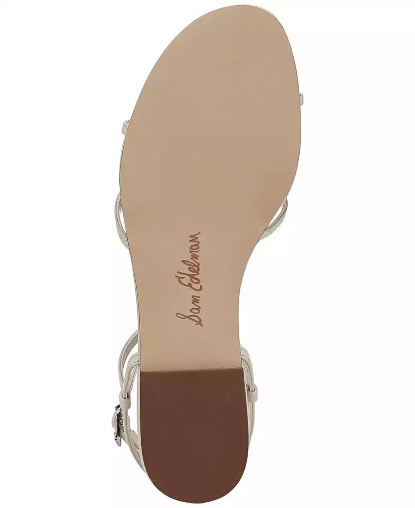 Sam Edelman Women's Elina Ankle-Strap Flat Sandals 5