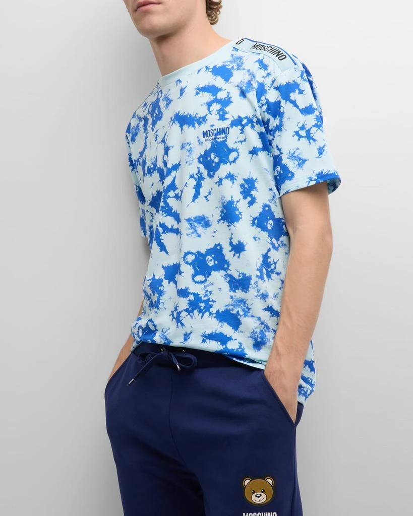Moschino Men's Tie-Dye Underbear T-Shirt 4