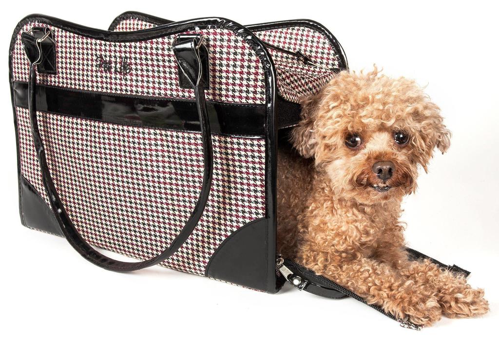 Pet Life Exquisite Airline Approved Designer Travel Pet Dog Handbag Carrier