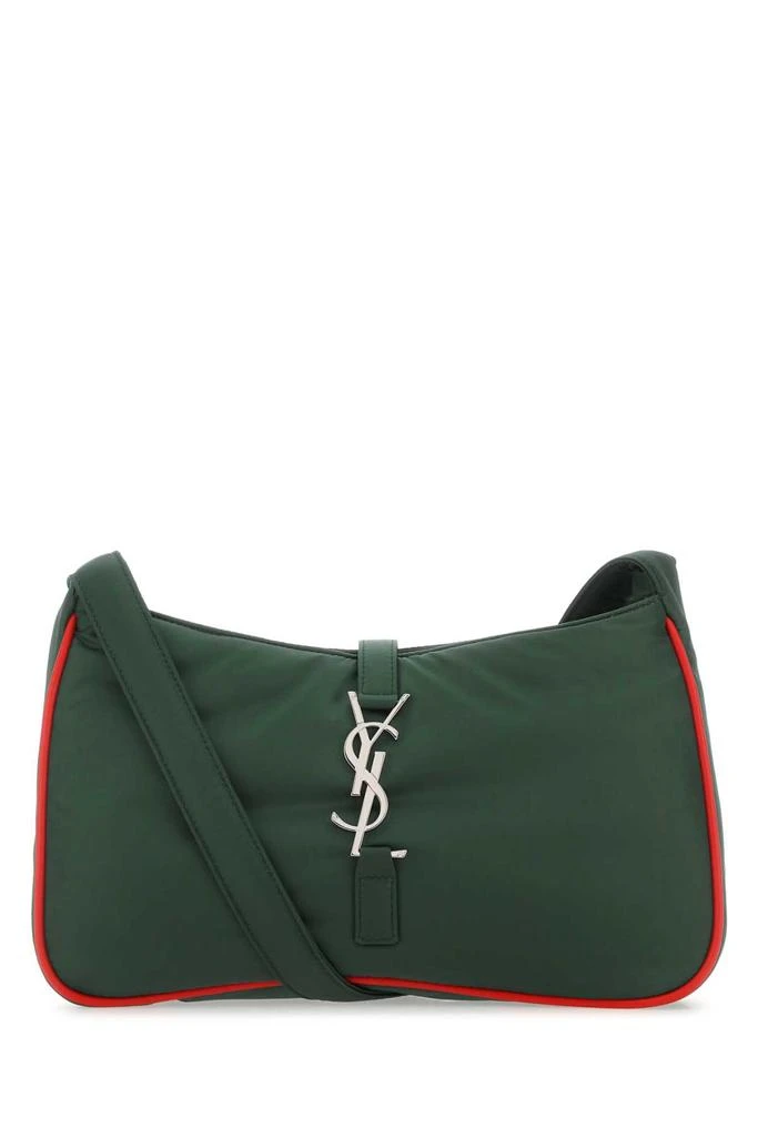 Yves Saint Laurent Dark Green Econylâ® Le 5 ã 7 Shoulder Bag 1