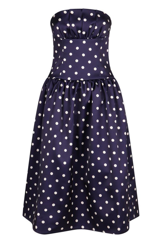 【Zimmermann】Polka-dot linen midi dress Zimmermann Polka-dot linen midi dress Zimmermann