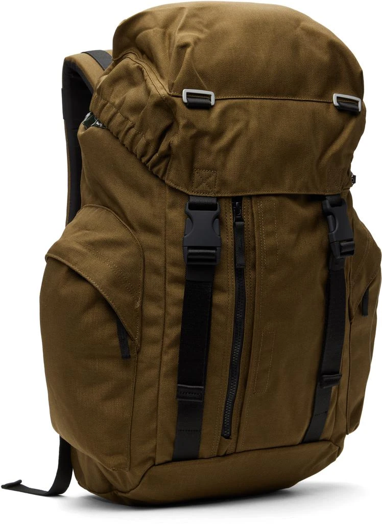 Stone Island Tan Resin Treated Cordura 1500 Backpack 2