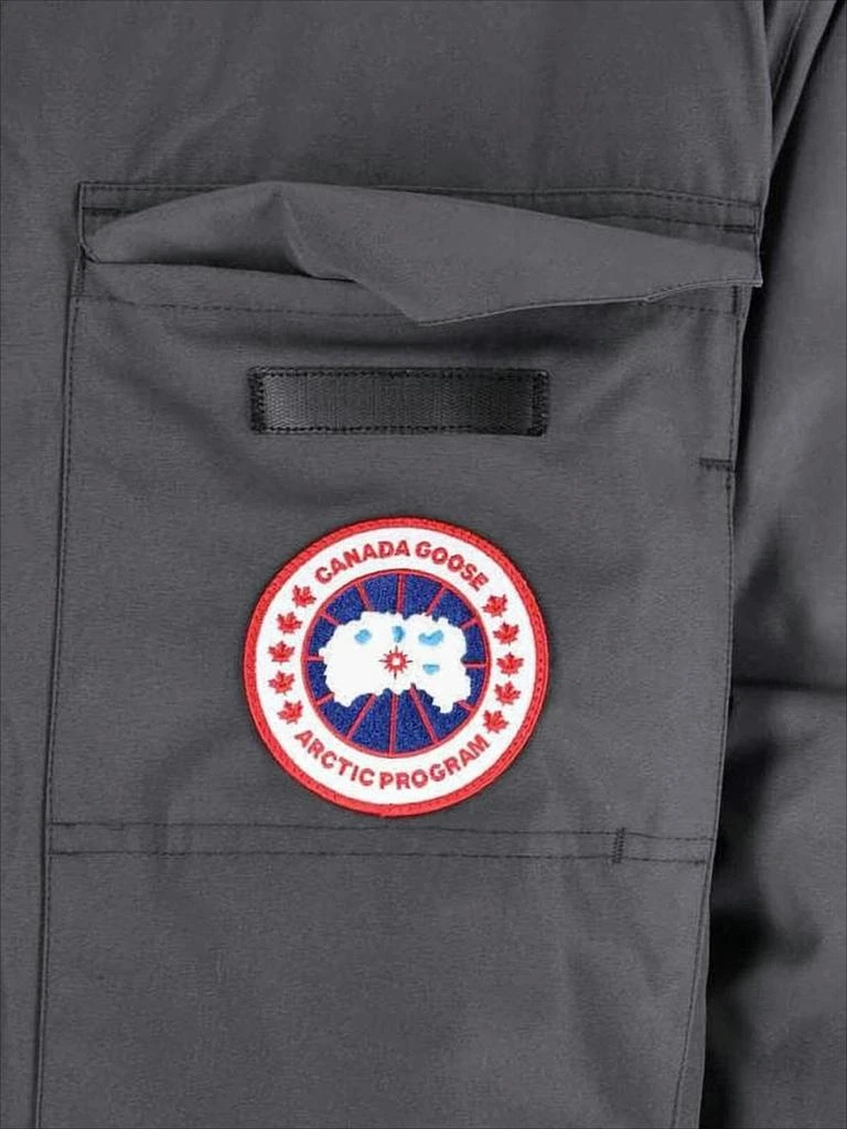Canada Goose Heavy-Duty Grey Expedition Parka with High Collar 3
