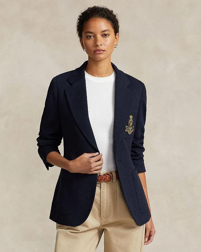 Polo Ralph Lauren Crest Embellished Blazer 4