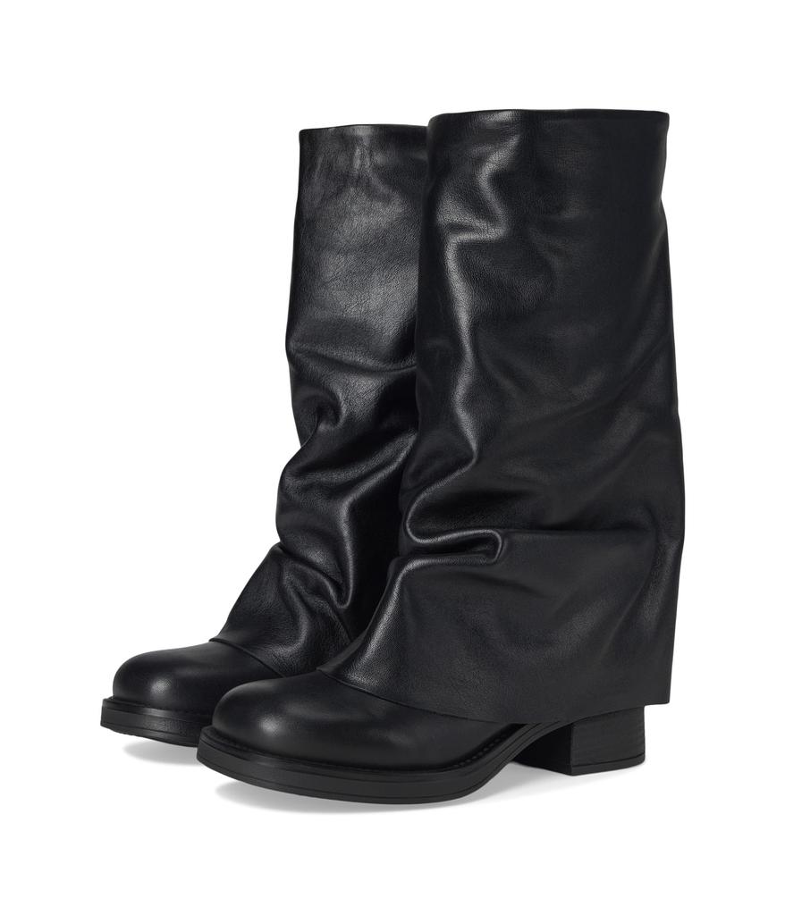 Steve Madden Hawkins Black Leather - Boots - Free Shipping