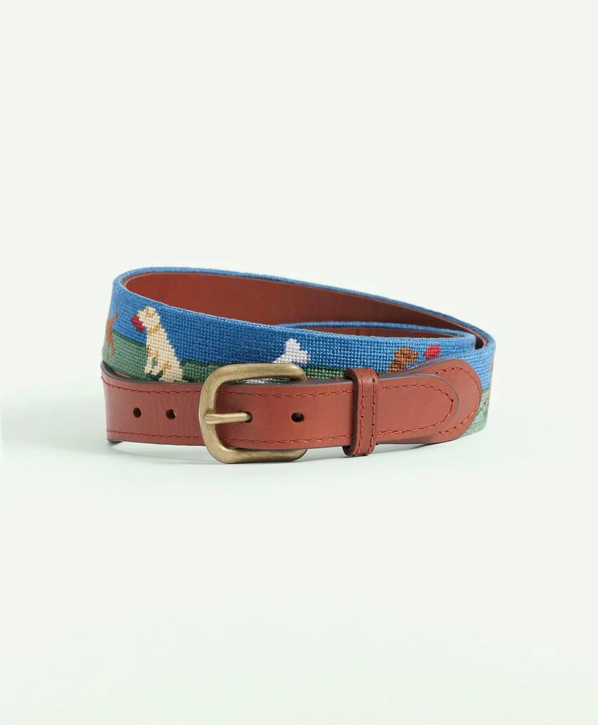 Brooks Brothers Smathers & Branson Needlepoint Belt 1