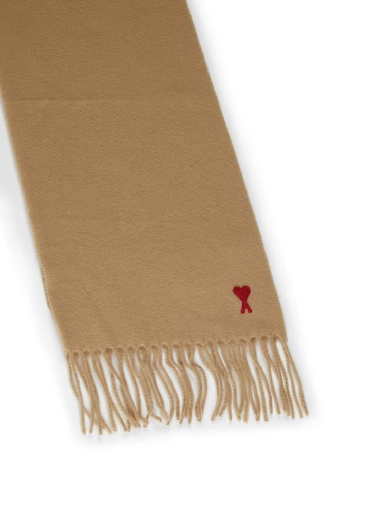 Ami Paris Ami De Coeur fringed scarf 4