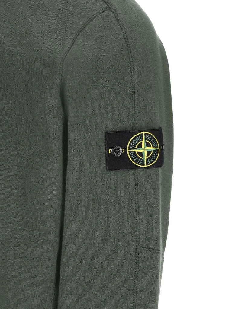 Stone Island Stone Island Compass-Badge High-Neck Zipped Sweatshirt 3