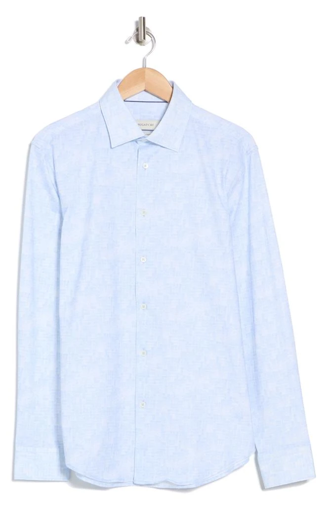 BUGATCHI James Long Sleeve Stretch Cotton Button-Up Shirt 3