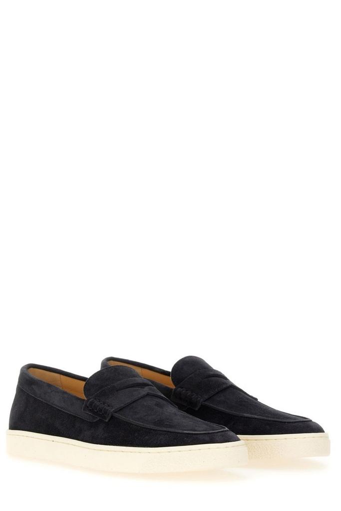 Brunello Cucinelli Brunello Cucinelli Penny-Slot Round-Toe Loafers