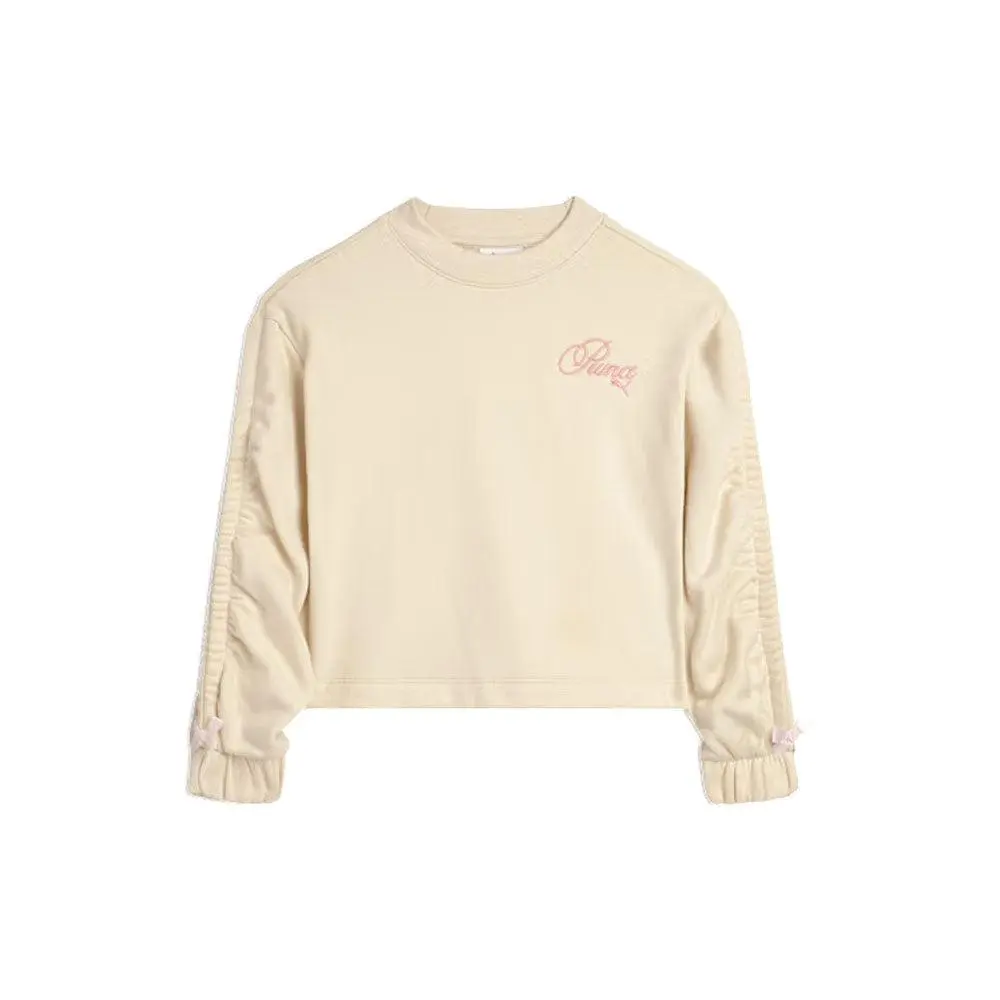 Puma Bow Society Pack Fleece Crew Neck Sweatshirt (Youth)