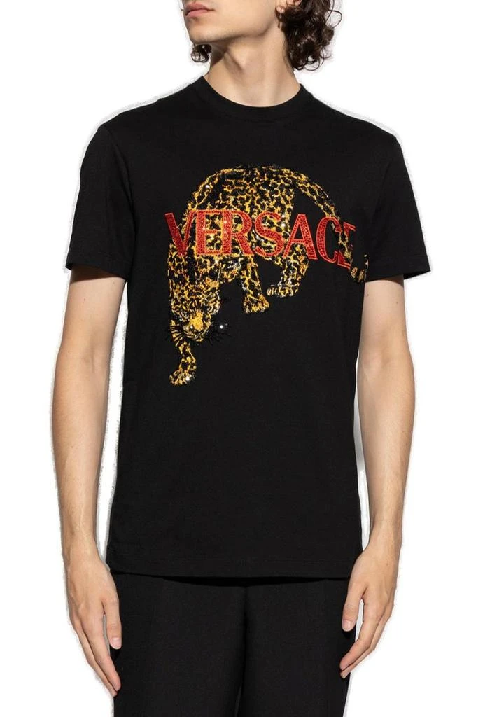 Versace Versace Embellished Crewneck T-Shirt 2