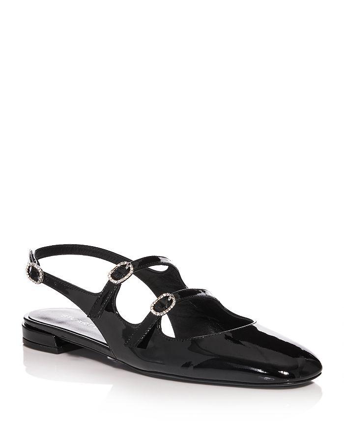 Stuart Weitzman Women's Claris Mary Jane Slingback Flats