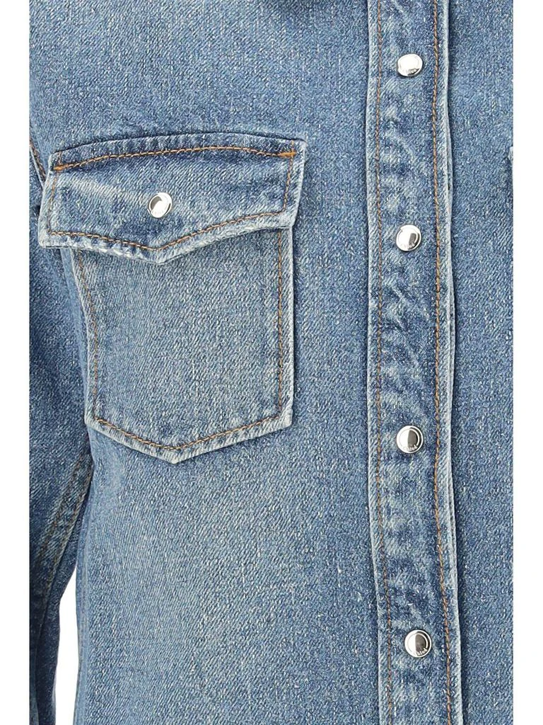 Chloé Chloé Frayed Edge Denim Shirt 3