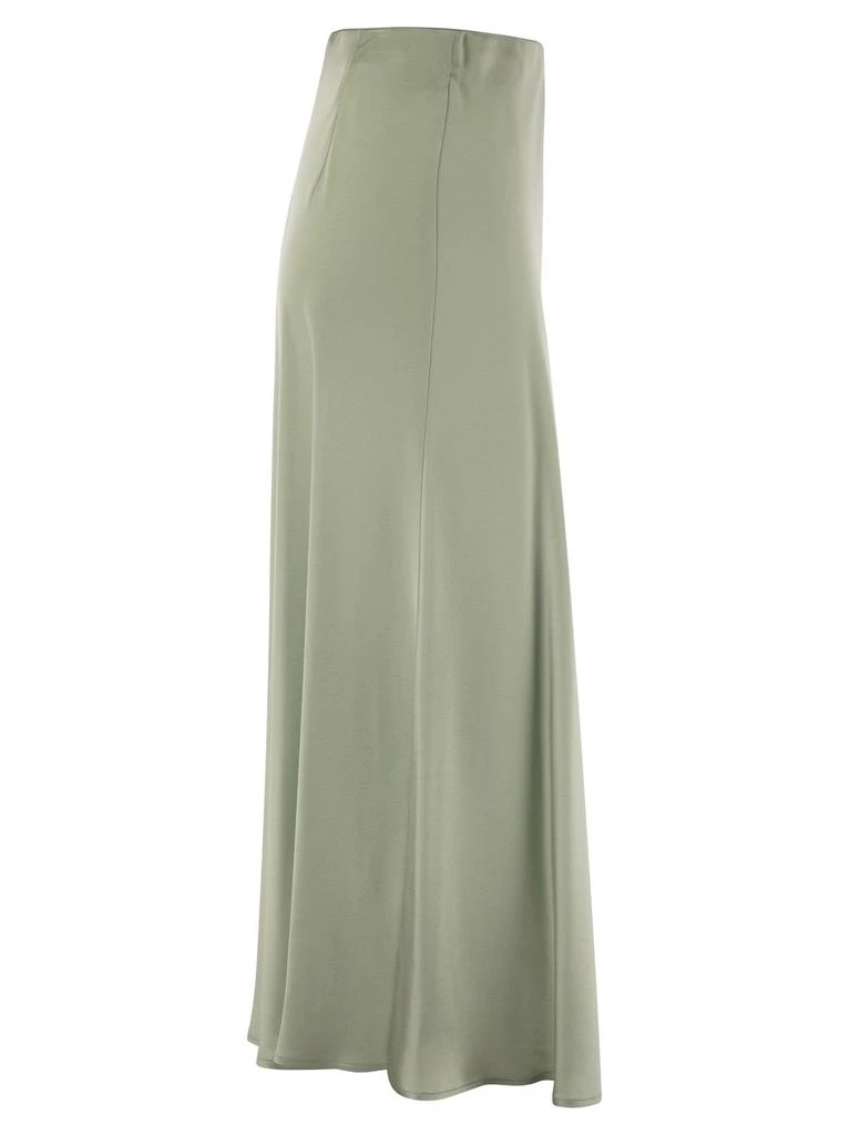 Herno Herno Resort High-Waist Satin Midi Skirt 3