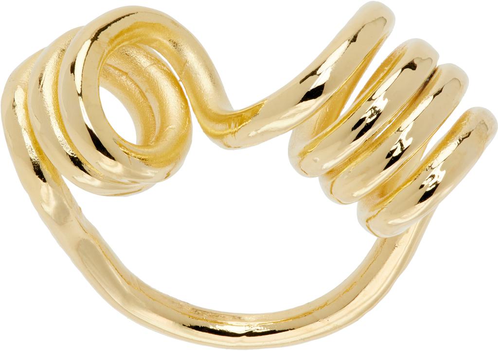CHOPOVA LOWENA Gold Spring Ring