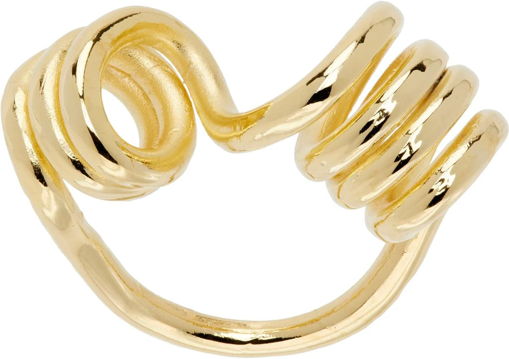 CHOPOVA LOWENA Gold Spring Ring 1