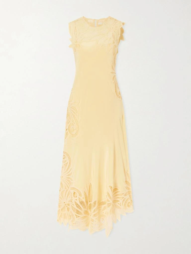 ulla johnson embroidered dress Paradise Love Embroidered Wedding Dress | Made-To-Order