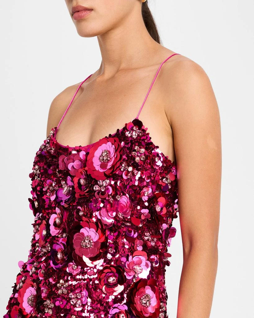 LOVESHACKFANCY Rutherford Sequined Mini Dress 5