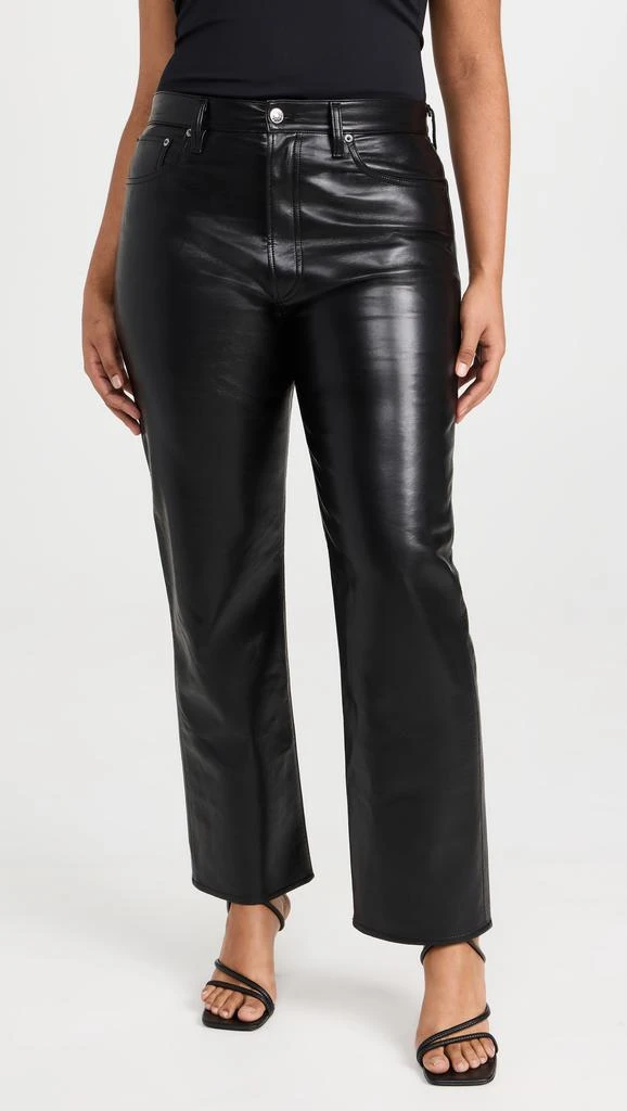 AGOLDE Recycled Leather Fitted '90s Pants 6
