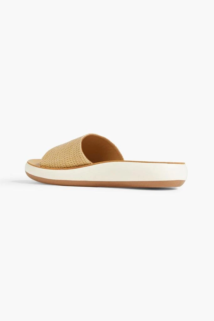 ANCIENT GREEK SANDALS Taygete raffia slides 3
