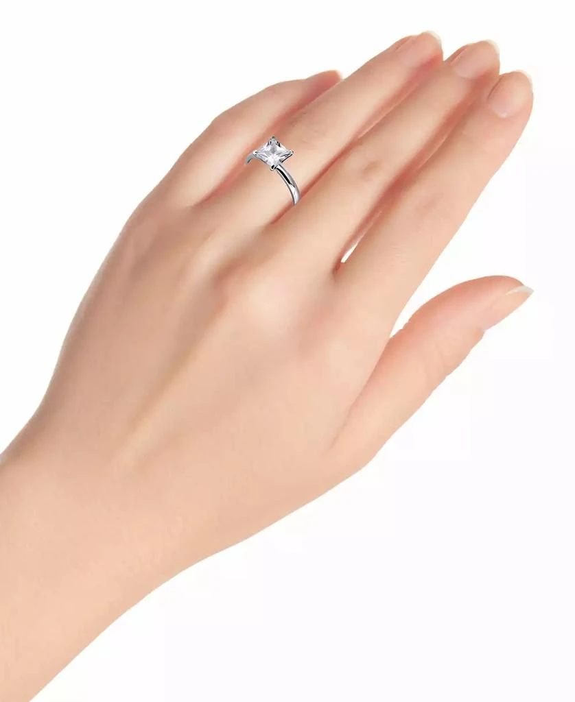Giani Bernini Cubic Zirconia Square Solitaire Ring, Exclusively at