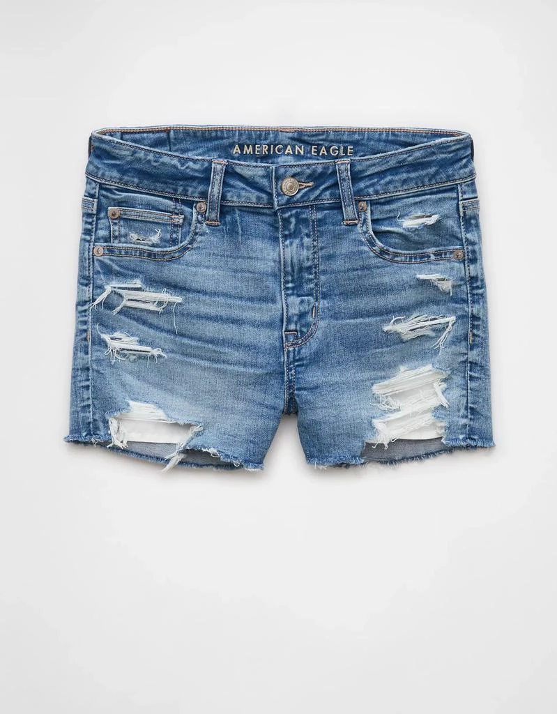 AE AE Next Level Ripped High-Waisted Denim Short Short 3