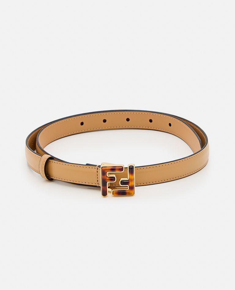 Fendi 2cm Leather Belt With Logo