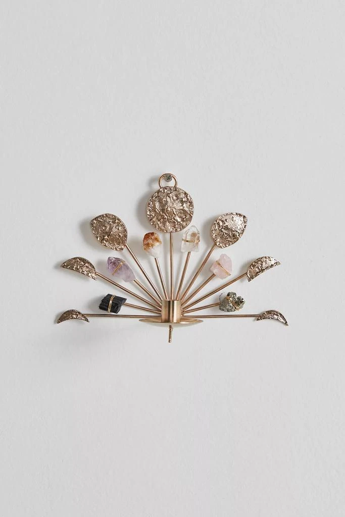 Ariana Ost Ariana Ost Wall Mounted Lunar Crystal Candle Holder 2