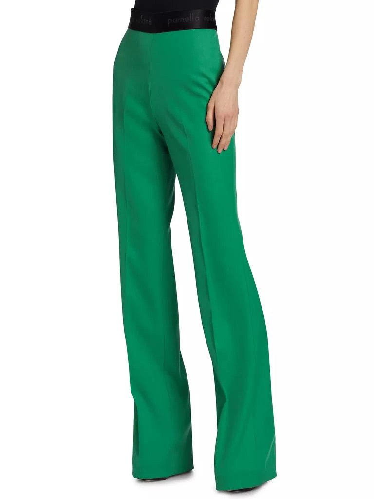 Pamella Roland Cashmere Creased-Front Dress Trousers 4