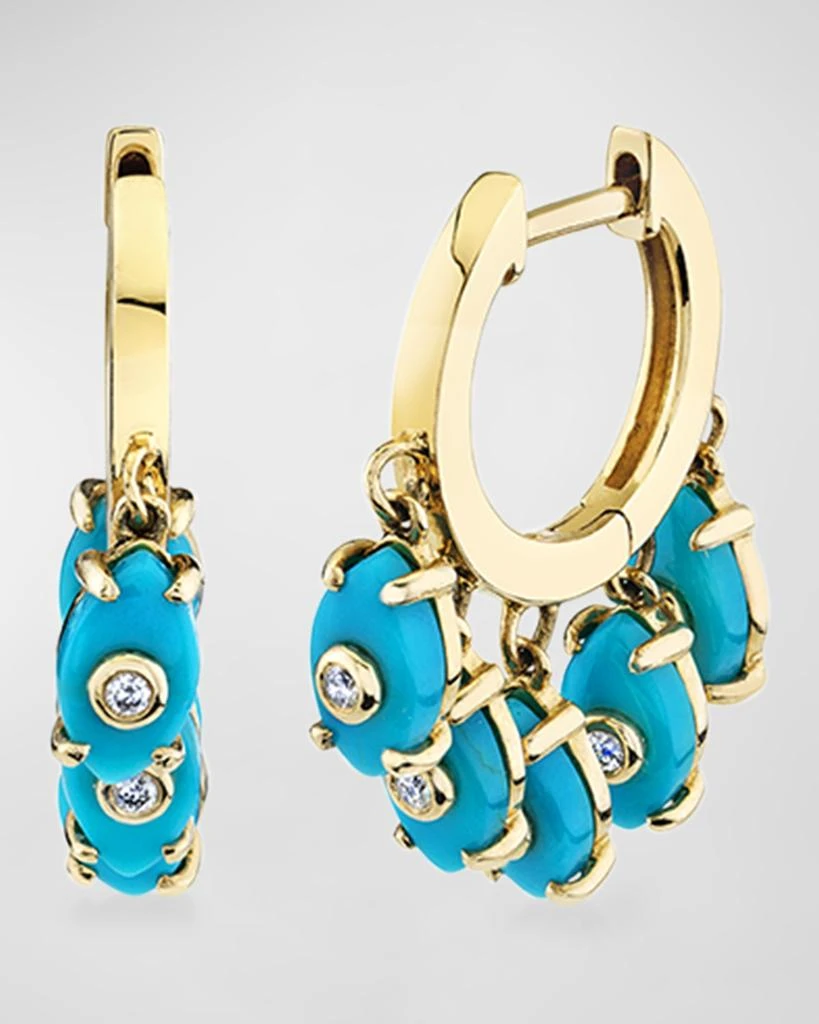Sydney Evan Gypsy Hoop Earring with Diamonds, Single 1