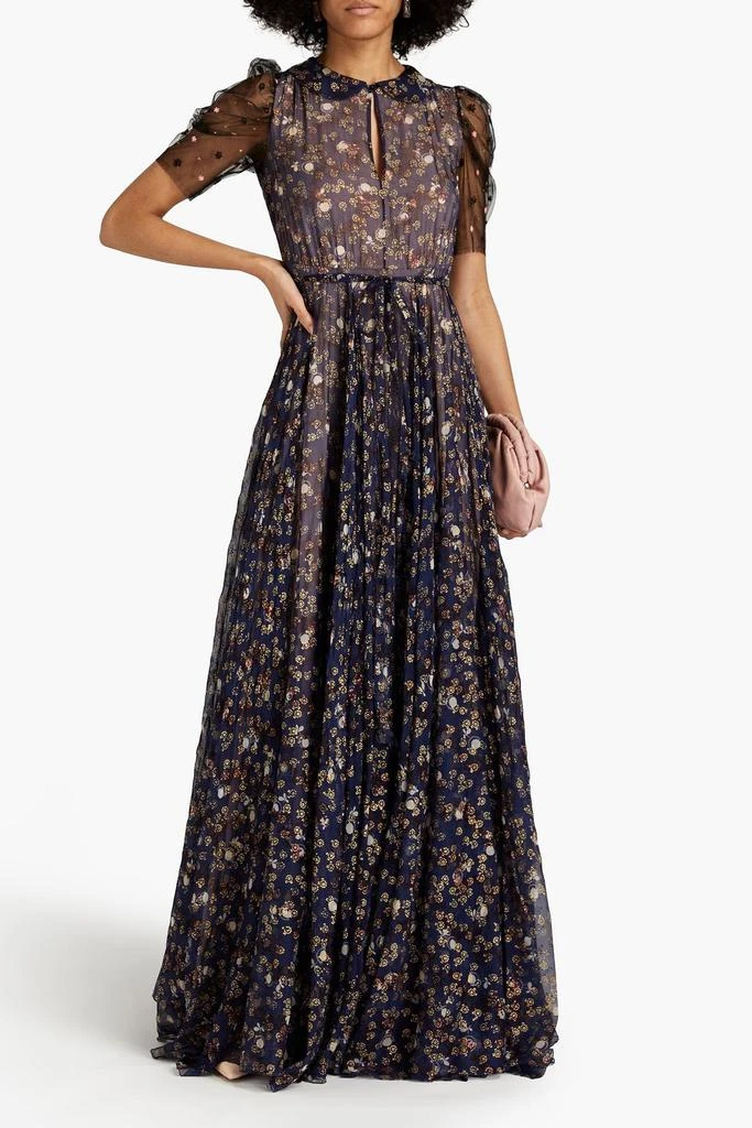 Embellished tulle-paneled printed silk-chiffon gown  On Sale Now with Up  to 65% Off | Discover Exclusive Deals & Savings at BeyondStyle  Authentic Valentino  gowns|evening dresses|clothing|evening|dresses|women with Limited-Time  Discounts, Free Shipping,