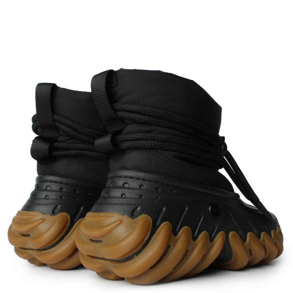 Crocs Echo 208716-0WS Combat Boots Men's US 2 Black Gum Comfort Platform ZPO2954 3