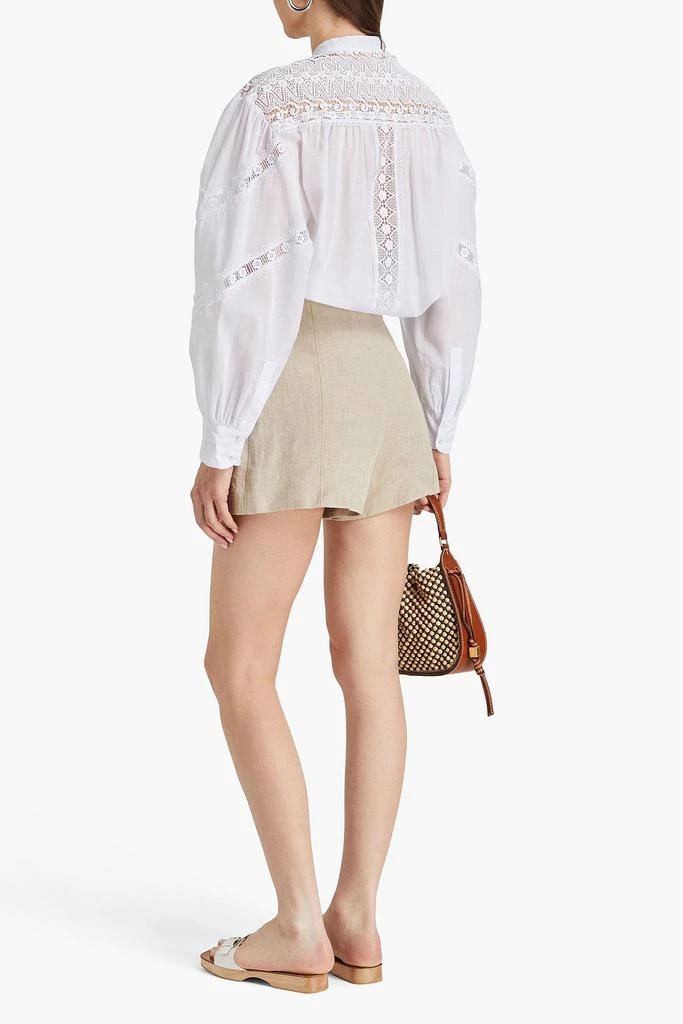 Charo Ruiz Ibiza Marian cotton-blend broderie anglaise shirt 3