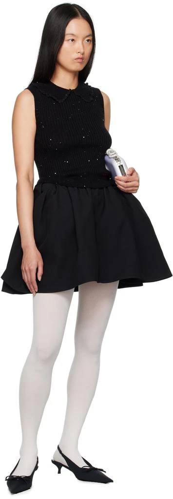 Shushu/Tong Black Bowknots Miniskirt 4