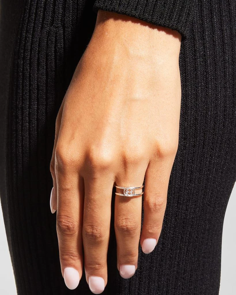 Gucci Interlocking G 6mm Ring 2