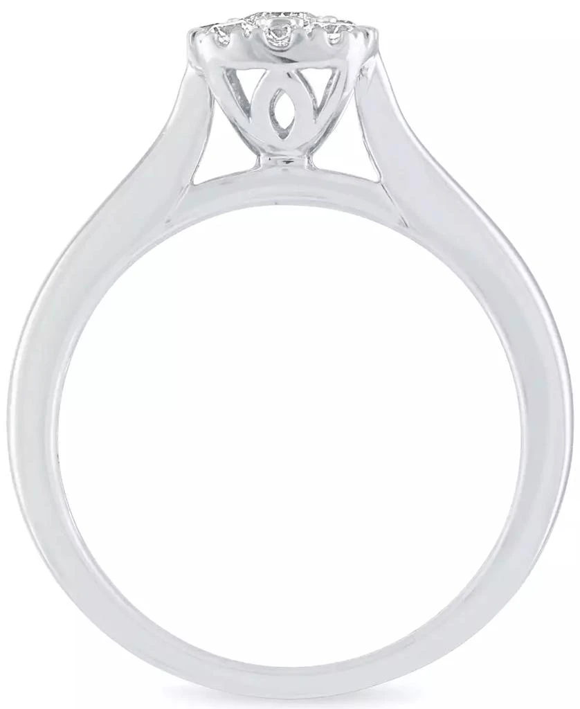 Macy
s Diamond Heart Halo Ring (1/3 ct. t.w.) in 14k White Gold 2