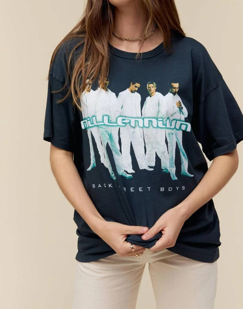 DAYDREAMER Backstreet Boys Millennium Merch Tee In Vintage Black 1