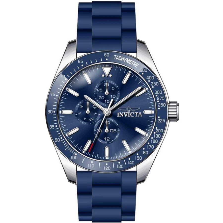 Invicta Aviator Quartz Blue Dial Men's Watch 38401 1