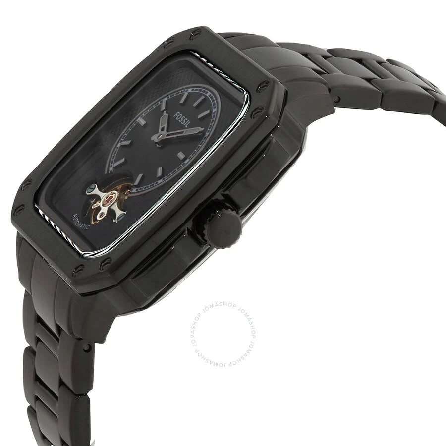 Fossil Inscription Automatic Black Dial Men's Watch ME3238 2