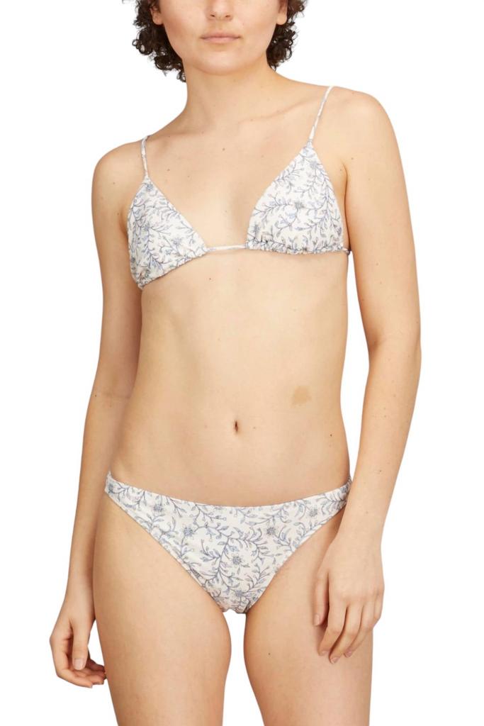 XIRENA Nala Bikini Bottom In White Blossom