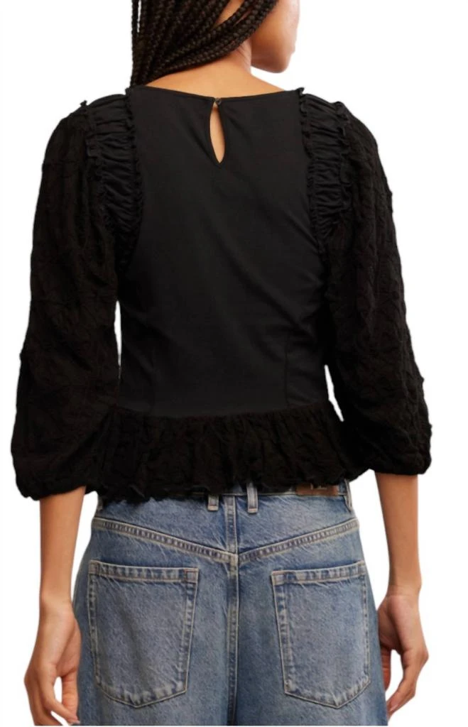 Free People Oliva Top In Black 3