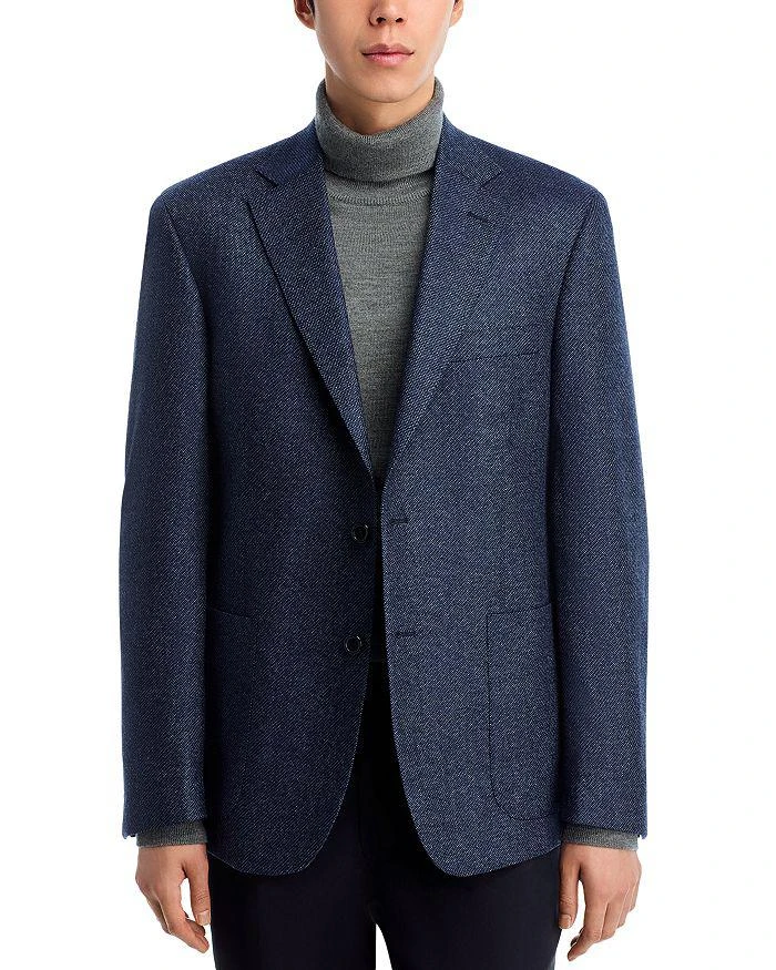 The Men
s Store at Bloomingdale
s Loro Piana Fabric Melange Solid Unstructured Regular Fit Sport Coat - Exclusive