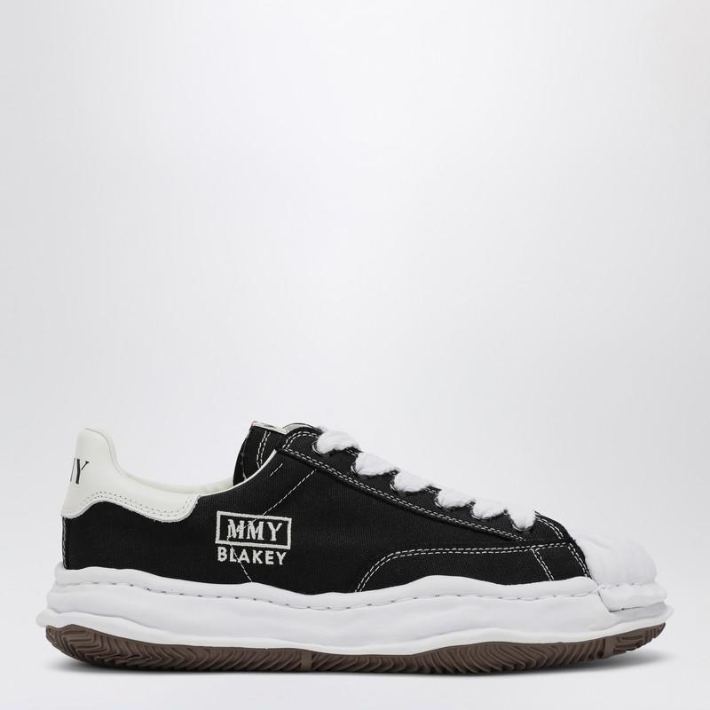 Maison MIHARA YASUHIRO Black canvas Blakey low-top sneakers