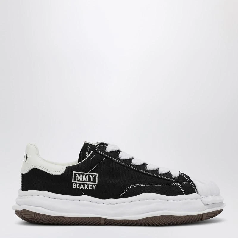 Maison MIHARA YASUHIRO Black canvas Blakey low-top sneakers 1