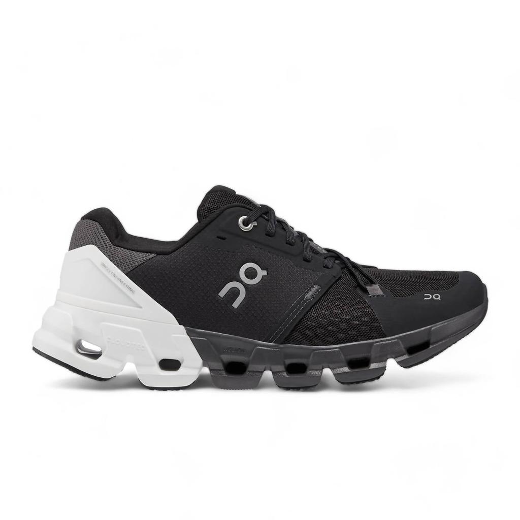 On Women’S Cloudflyer 4 Running Shoes In Black/white