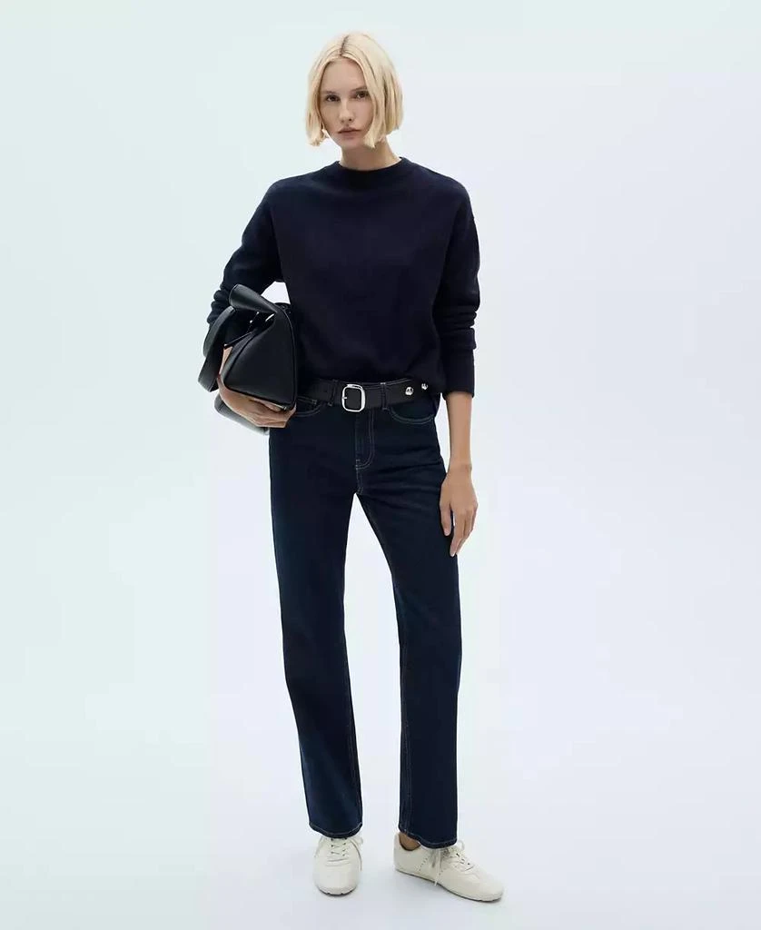 Mango Women's Matilda Medium-Rise Straight-Fit Jeans 2