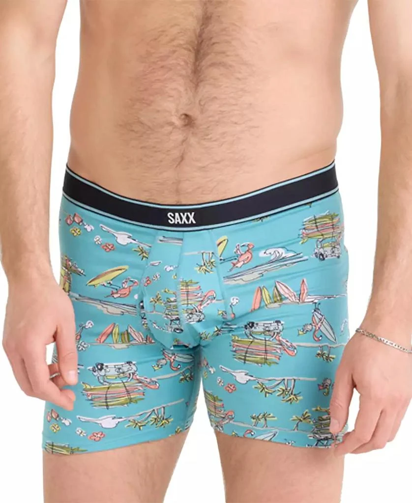 SAXX Men's Daytripper Relaxed-Fit Moisture-Wicking Printed Boxer Briefs 1