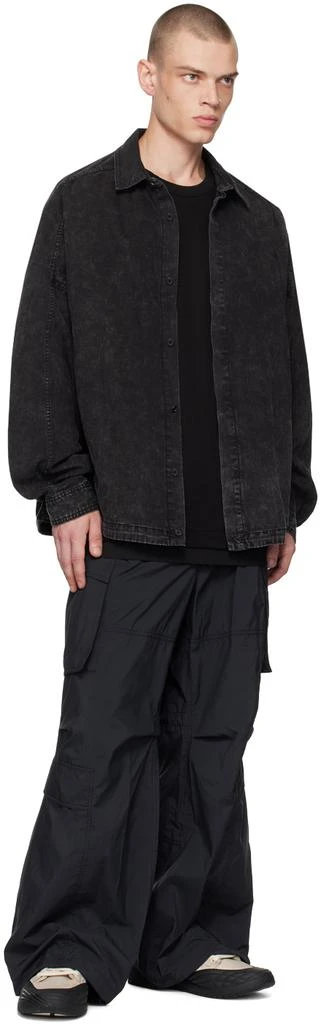 Juun.J Black Faded Denim Shirt 4