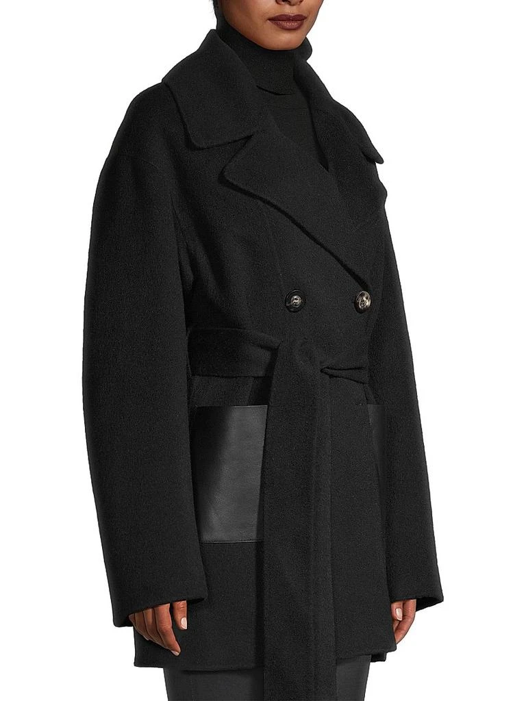 Nicole Benisti Raquel Wool-Camel Wrap Coat 4